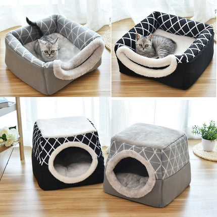 Casa/cama plegable para gatos