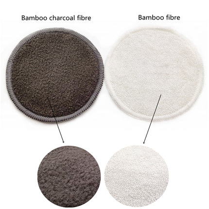 Set de 12 Almohadillas Reutilizables de Bambú para Removedor de Maquillaje